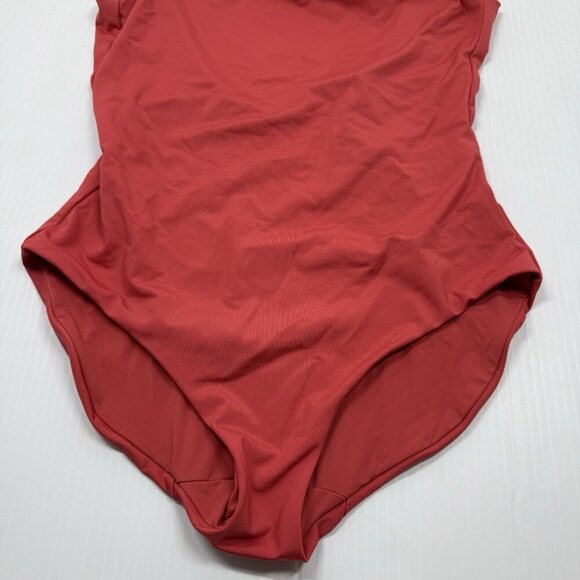 Onia Kelly Scoop Neck One Piece Swimsuit in Cayenne Size Medium NWT - Picture 5 of 9